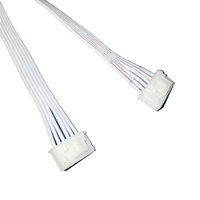 JST Ph Sh Gh Xh Xh XHB 2.5mm Pitch 2/3/4/5/6/7/8 Pin jantan ke jantan dengan harnes kabel pita datar