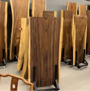 Plus de design en vente de qualité supérieure Design unique Forme naturelle Dessus de table Chêne Noyer Bois massif <span class=keywords><strong>Live</strong></span> <span class=keywords><strong>Edge</strong></span> Table à manger Dalle de bois - Product Image 6