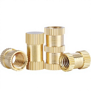 Écrou hexagonal en cuivre moulé par injection à trou traversant M2-M10, moleté double filetage, métrique, usage industriel, entièrement fileté - Product Image 1