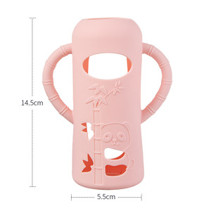 Fundas Protectoras <span class=keywords><strong>de</strong></span> Silicona <span class=keywords><strong>de</strong></span> Alta Calidad para Biberones con Asas para Biberones <span class=keywords><strong>de</strong></span> Vidrio <span class=keywords><strong>Dr</strong></span>. <span class=keywords><strong>Brown</strong></span>'s, Venta al Por Mayor - Product Image 1