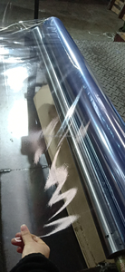 Feuille de film souple en PVC transparent, film plastique PVC super clair résistant à l'humidité, rouleau de film pour la fabrication de matelas - Product Image 5