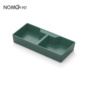 Nuevo cuenco <span class=keywords><strong>de</strong></span> agua y comida <span class=keywords><strong>de</strong></span> plástico Rectangular verde, alimentador <span class=keywords><strong>de</strong></span> reptiles <span class=keywords><strong>de</strong></span> doble plato - Product Image 3