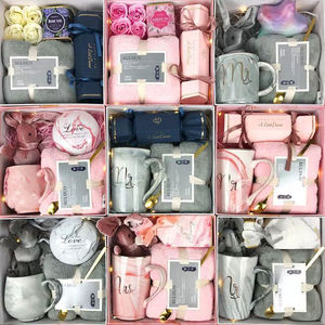 Portable promotionnel créatif, coffret cadeau de tasse en marbre pour le réchauffement de la <span class=keywords><strong>maison</strong></span> pour les femmes le jour de leur anniversaire/ - Product Image 3