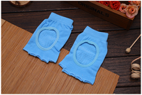 DIBEIREN Chaussettes d'exercice à pois en PVC Revêtement en caoutchouc Chaussettes antidérapantes pour yoga/barre/pilates Bas de saison d'automne pour le sport et le fitness