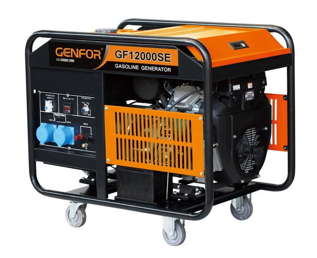 10KW 12KW Compact Air Cooled Gasoline Generator Electric Start Fuel Saving Home Backup Power Station