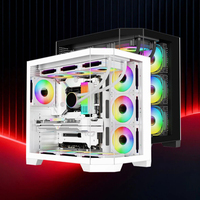 Boîtier PC Gaming ATX Full Tower à Expédition Rapide en Alliage d'Aluminium 0,7 mm avec Ventilateurs 120 mm – Lot de 10 Pièces en Stock
