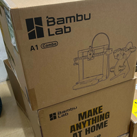 A1 Combo 3D Model Yapma Yazıcısı Tam Otomatik Seviyeleme Yüksek Hızlı Hassas Çok Renkli AMS FDM 3D Yazıcı PLA Filament Motor