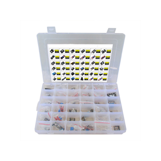 37 kinds of sensor kits sensor electronic modules package robot kit smart car for arduino for uno r3 51 STM32 Learning Kit