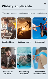 Cinta Kinesiológica Elástica Precortada con Logotipo Personalizado, Impermeable, para Fisioterapia de Rodilla, Deportes y Músculos - Product Image 4