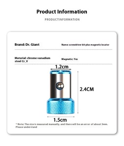 PEX Customizable 3pcs <b>Magnetic</b> Bit Holder with Alloy Electric <b>Ring</b> <b>Magnetic</b> Screwdriver Bit <b>Ring</b> OEM Support - Product Image 3