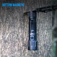 TrustFire MT26 3300 Lumen EDC Taschenlampe USB-C Wiederaufladbare LED-Fackel Magnetischer Endstück mit Powerbank-Funktion für Camping, Wandern und Notfälle