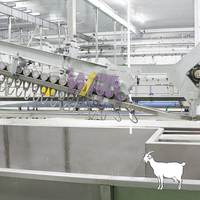 Équipement d'abattoir de moutons de haute qualité WFA crochets suspendus pour viande de carcasse pour machine d'abattage de chèvres halal