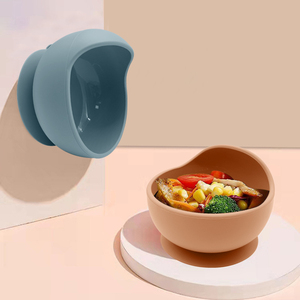 Tazón de Silicona para Niños, Antideslizante, Libre de BPA, con Succión, Diseño de Caracol, Vajilla para Bebés, Venta al Por Mayor de Fábrica - Product Image 1