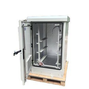 ตู้กลางแจ้ง IP55กันน้ำ19นิ้วชั้นวางเซิร์ฟเวอร์ติด4U-9U ตู้เก็บของโทรคมนาคมกล่องอลูมิเนียมอัลลอยด์ - Product Image 2