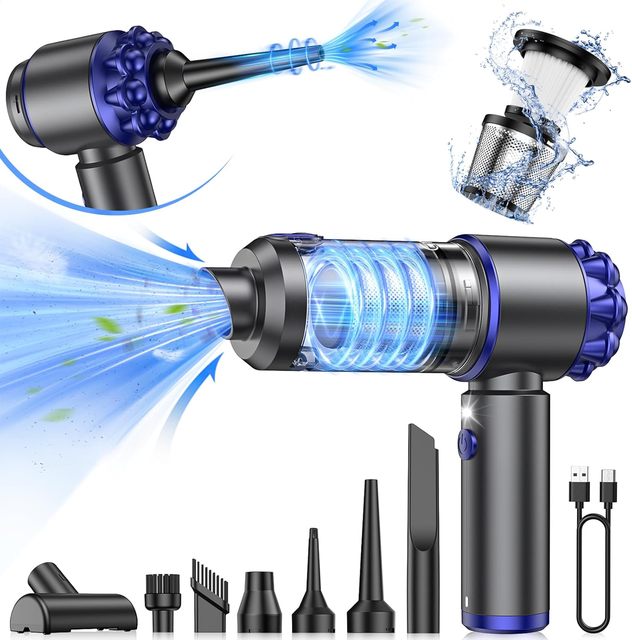 Powerful Handheld Vacuum Cleaner Wireless High-Powered Suction & Blowing Portable Car Vacuum Cleaner