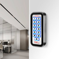 Mesin Kontrol Akses Biometrik All-In-One Berkualitas Tinggi Sistem Operasi Android 8 Layar LCD Penyimpanan Kartu Memori Bertenaga DC KOB AL-K600