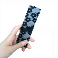 [Direkt dari Pabrik] Film Plastik EVA - Pola Bordir Bunga Berlapis Embun Model Bunga Kabut Tebal 0.6mm Tahan Gesekan;