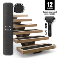 Ruban antidérapant extérieur Abendo en PVC, bande de sécurité antidérapante pour escaliers, ponts, remorques, passerelles marines, usage intensif