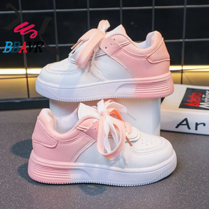 Zapatos Deportivos para Mujer, Blancos, Primavera-Otoño 2025, Nuevos, Planos, Casuales, Impermeables, con Malla, Cordones, Parte Superior de PU, Estilo PVC - Product Image 1