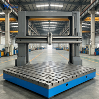 Plateforme modulaire grande en fonte anti-déformation à haute précision avec rainures en T pour équipements de CMM optique