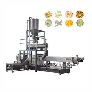 Excelente calidad Snack Puffing Machine Puffing Snack Machine Extrusora de grano inflado