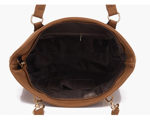 Women's Multi-Piece Fashion Crossbody Shoulder Bag Set Ladies Zipper Closure Polyester Lining Durable Handbags - Product Image 6