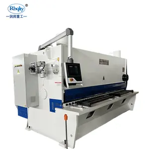 Rbqlty sheet metal cutting shears for series brake hydraulic steel plate by DAC360 cnc system shearing machine