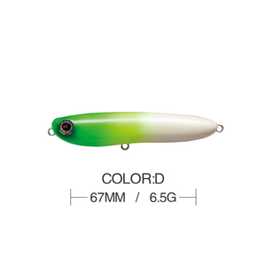 Señuelo de Pesca Flotante Tipo Lápiz, 67mm 7.2g, para Pesca de Lubina, Señuelos de Agua Dulce, Stickbaits, Cronuts - Product Image 6