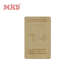 Tùy chỉnh Bạch Dương bằng gỗ <span class=keywords><strong>RFID</strong></span> phòng khách sạn <span class=keywords><strong>keycard</strong></span> - Product Image 5