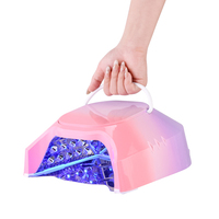 86w Hybrid Pro Cure Uv-Led Nail Lamp Professional High Power Curing Nail Machine Equipement pour le nail art Salon