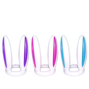 Easter Bunny Easterbunny Easter Bunny Wholesale Easter Bunny Inflatable Rabbit Ear Ring Toss Toys Plastic Rings Rabbit Easter Decoration For Kids