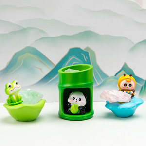 Yu Mo Craft - Juego de Adornos de Cristal con Figuras de Animales, Caja Sorpresa, Regalo, 6 Piezas, Aleatorio, Unisex, Sweet Dreams Every Night - Product Image 2