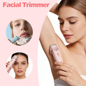 Rasoir Électrique <span class=keywords><strong>2</strong></span>-en-1 et Tondeuse Maillot pour <span class=keywords><strong>Femme</strong></span>, Rechargeable Sans Fil, Épilateur Portable pour Visage, Bras et Zones Intimes - Product Image 2