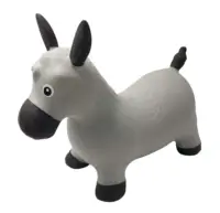 Ucuz fiyat denge oyuncaklar şişme beyaz siyah tek boynuzlu at eşek inek geyik zıplayan oyuncaklar için yürümeye başlayan