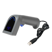 Escáner de código de barras de código QR inalámbrico de mano Xkancode BT y 2,4G Lector de código de barras de imagen 2D Rango de transmisión de datos de 150 metros