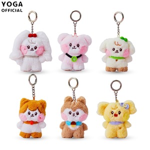 8cm KPOP IVE animales lindos figura de dibujos animados Wonyoung <span class=keywords><strong>Gaeul</strong></span> <span class=keywords><strong>Liz</strong></span> llavero de peluche de algodón bolsa colgante de llave de coche adorables muñecos de peluche - Product Image 2