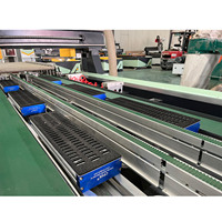 Ligne de production intelligente de panneaux de porte, scie à quatre côtés CNC, commande intelligente, machine de découpe précise de panneaux de porte en bois