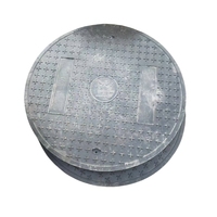 Couvercle de regard rond en composite de résine BMC FRP GRP KUNBO pour drainage des égouts, usage routier municipal