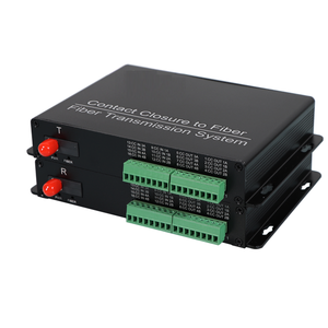 Convertisseur de contact sec industriel sur Ethernet 16 canaux, meilleure qualité, fermeture de contact sur fibre optique - Product Image 2