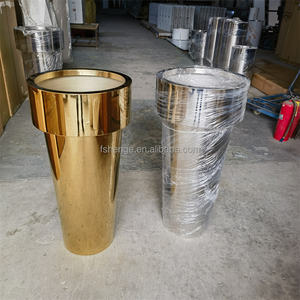 <span class=keywords><strong>กระถาง</strong></span><span class=keywords><strong>ต้นไม้</strong></span>กลางแจ้งขนาดใหญ่แบบนอร์ดิกของตกแต่งบ้านกระถางต้นไม้สแตนเลสหรูหราโลหะสีทองกระถางต้นไม้ดีไซน์ทรงเรขาคณิตทันสมัย - Product Image 3