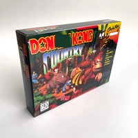 Domkeyed Kang Country 1-3 (Hemat Baterai) Kartrid Game Berkabel 16bit Versi NTSC Bersertifikasi SNES CE