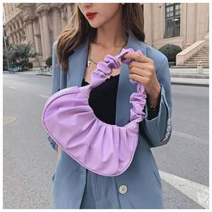 I-0168 Bolsos de mano plisados para mujer, bolsos de PU estilo nube, bolsos de hombro para ocio, bolsos de compras, bolsos de mano tipo dumpling - Product Image 4