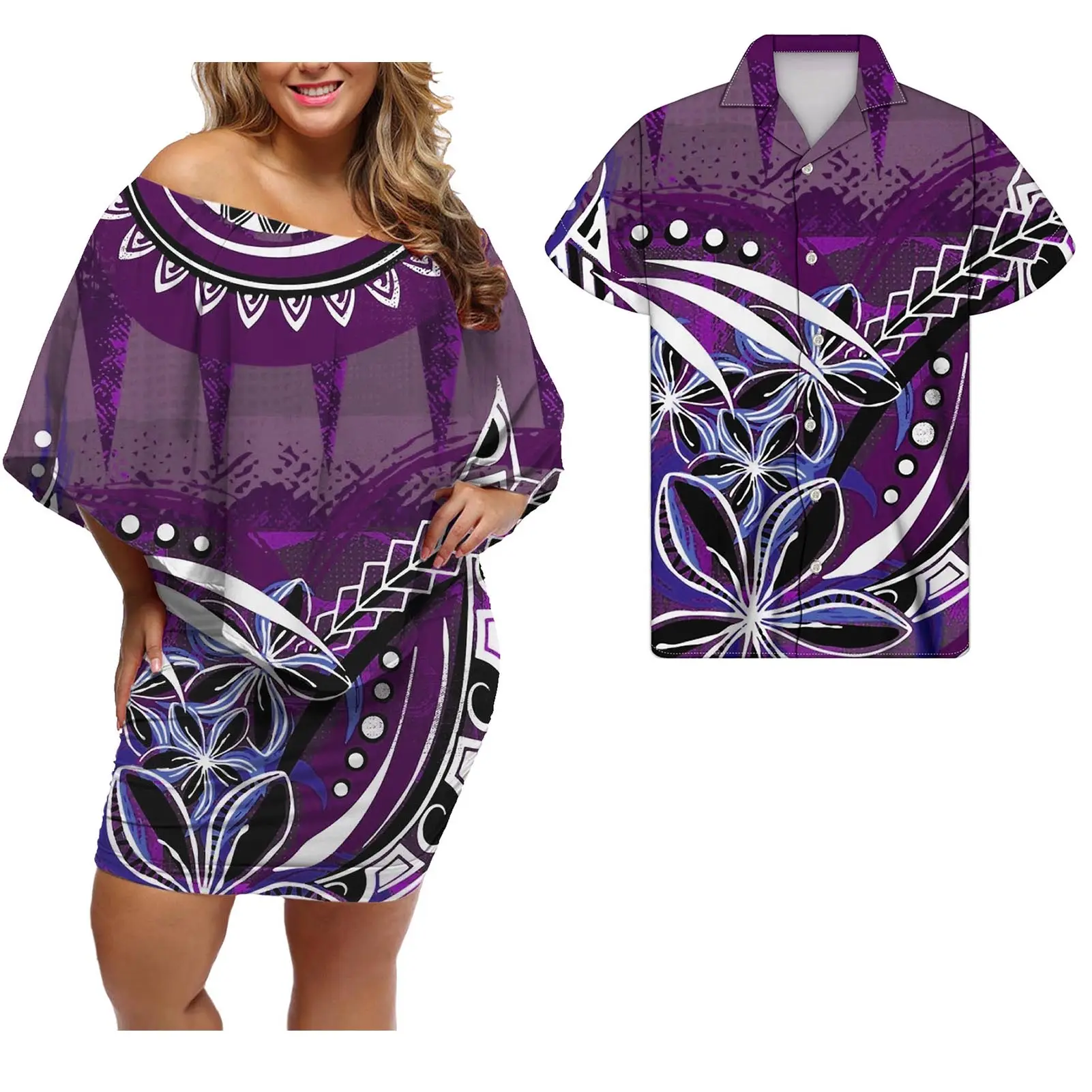 Maxi camisa feminina polinésia, preço <span class=keywords><strong>barato</strong></span>, estampa de flores, havaiana, moda feminina