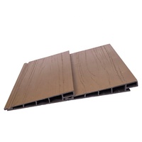 Co-extrusion NO Fading wpc pvc platelage Panneau mural creux bois plastique composite Revêtement en plastique Panneau en plastique extérieur