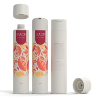 100% étanche 300ml HDPE liquide cosmétique shampooing Gel plastique presser disque haut bouchon bouteilles