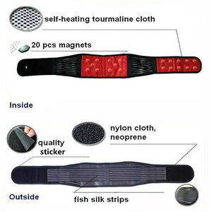 Nuevo cinturón de soporte Lumbar de autocalentamiento de turmalina con 20 piezas de imán prensado para aliviar el dolor de cintura de espalda baja - Product Image 4