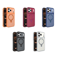 Vente en gros d'étuis de téléphone portable magnétiques antichoc en métal pour iPhone 18 17 16 Pro Max, accessoires de téléphone