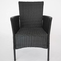 Ensemble de 5 tables et chaises de jardin Chiras avec coussins moelleux pour patio, directement de l'usine