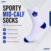 Chaussettes de sport pour hommes les plus vendues, avec logos brodés personnalisés, prix raisonnable et options de personnalisation variées pour un usage quotidien