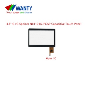 Bảng Cảm Ứng Điện Dung 4.3 Inch 6Pin IIC G + G Giá Xuất Xưởng - Product Image 2